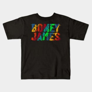 vintage color Boney James Kids T-Shirt